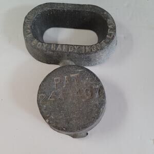 VINTAGE DUTCH BOY HANDY INGOT LEAD advertisement 10 lb